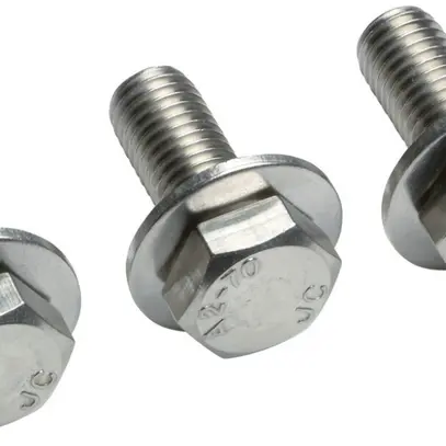 Anschlussschraube Hager M12×25mm rostgeschützt mit Federelement Ø28mm 3 Stück 