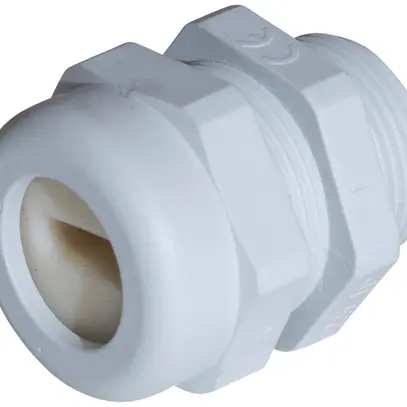 Pressacavo Plica FLAKA, M40 per cavo 10×27mm ovale 15mm PA IP68 grigio chiaro 