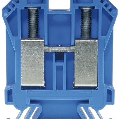 Morsetto di passaggio componibile WZ 25…50mm² 125A 1000V vite 2×1 DIN 35mm bl 