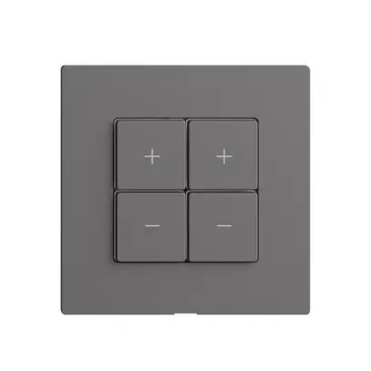 Dimmer Uni-LED 2K/4T WLAN Edue Wiser grigio scuro 