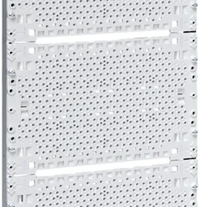 Pannello telecom Hager con piastre di montaggio 7-file 1100×250mm 