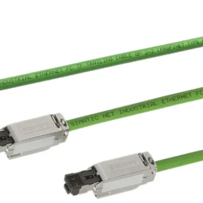 Câble patch Siemens 6XV1 cat.5e IE FC RJ45/RJ45 4p 10/100 MBit/s, vert, 1m 