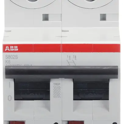 Disjoncteur ABB S802S-K6 2P 400V K-6A 50kA 3UM 