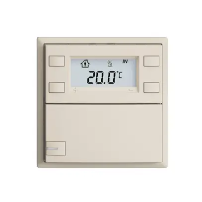 Pulsante RTH INC KNX 1×EDIZIOdue F crema, con LED RGB 