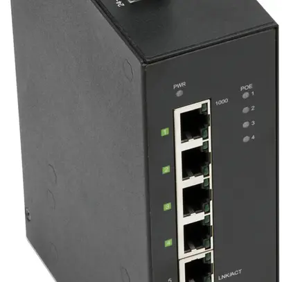 Switch WAGO Eco Switch Industrial 5×1000BASE-T, avec PoE 