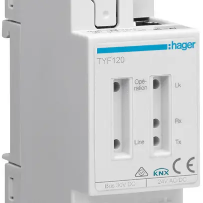 Interface AMD IP/KNX Hager TYF120 