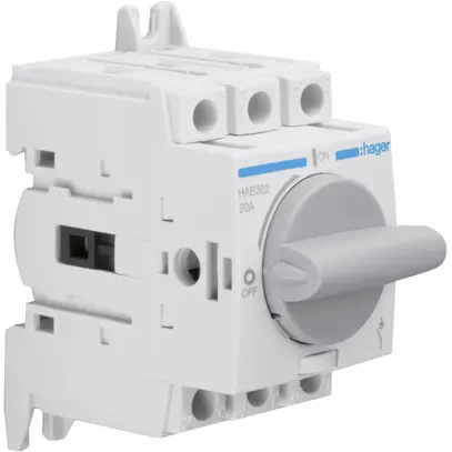 Interruttore sezionatore Hager HAB302 3L 20A 