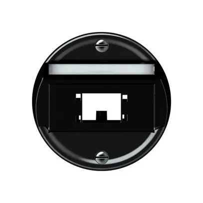 Scatola di raccordo origin cat.6 obliquo 60×60mm nero 