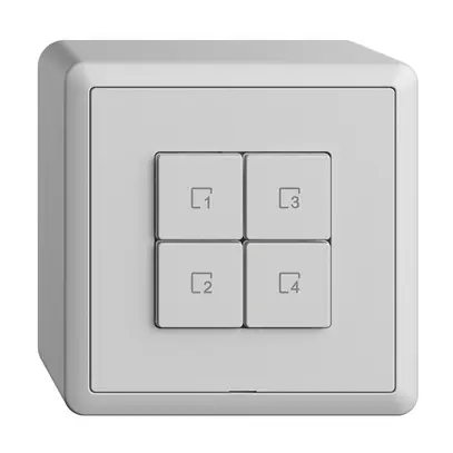 Poussoir scène AP 4 scènes/4T Edue Wiser gris clair 