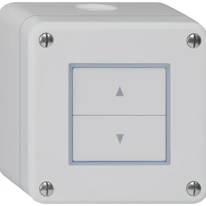 AP-Storenschalter robusto IP55 grau mit 2 Funktionstasten 