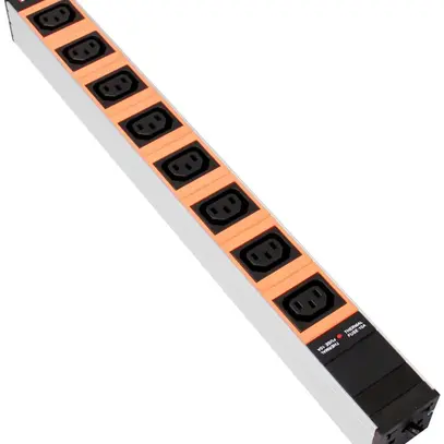 Presa multi.19" 8×IEC 320 C-13 Td3×1mm² 3m spina T12 ar/ne 
