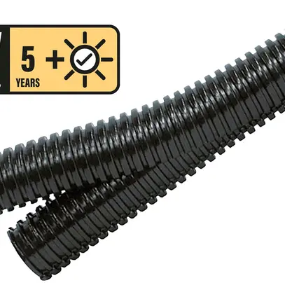 Tubo materia sintetica Duplex 20mm nero 