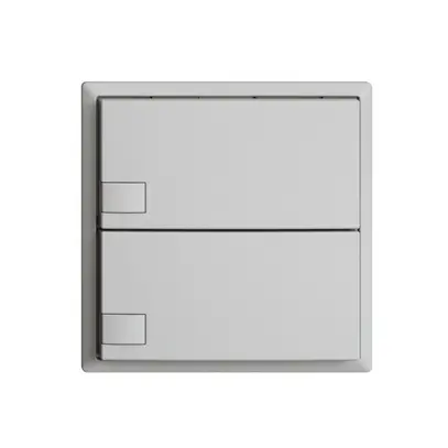 Pulsante KNX RGB EDUE, 250mW, s.LED, 2×pulsante, com.1×tasto, grc 