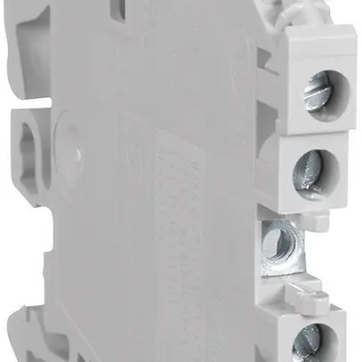 Morsetto a 2 piani Hager 4mm², L/L, 400V/32A, a vite, aperto sul lato 