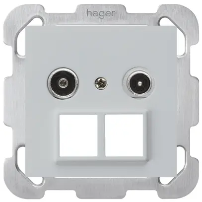 Presa multimedia INC kallysto R/TV montaggio B 10.5dB 2GHz grigio chiaro 