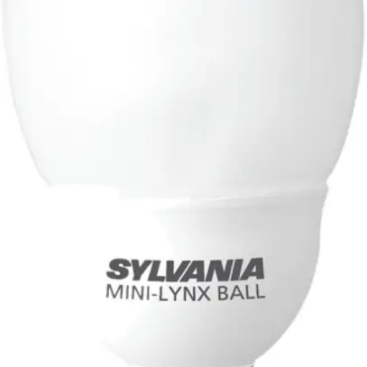 Lampada fluocompatta ML Ball E14 9W 827 SLV 