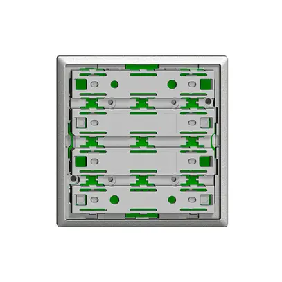 Unité fonctionnelle KNX RGB, capteur temp. 1…4× EDIZIOdue colore silver sans LED 