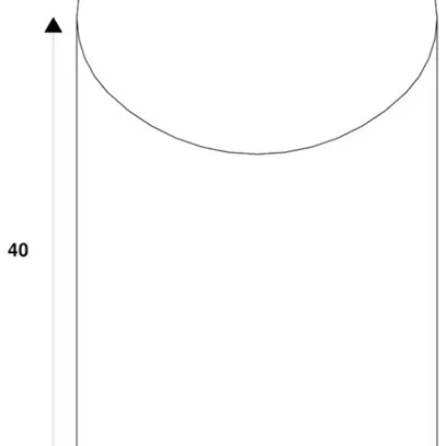 Abat-jour SLV FENDA Ø150×400mm gris 