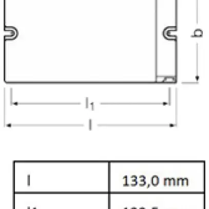 Alimentazione LED Osram OT 110W 55…157V 150…1050mA DALI 133×77×40mm 