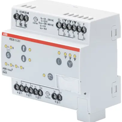Contrôleur de ventilo-convecteur AMD ABB FCC/S 1.1.2.1 KNX, 2/4 tubes, commande 