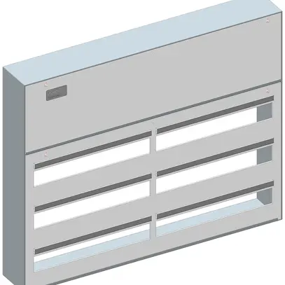 Quadro AP Hager ABT 756×611mm 2 file grigio chiaro 