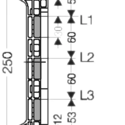 Sammelschienenträger Hensel für Sammelschienen 30×10mm, 630A 
