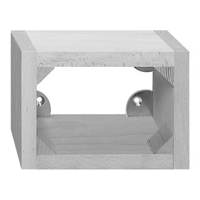 Quadro di montaggio AP FLF 1×3 legno duro laccato 