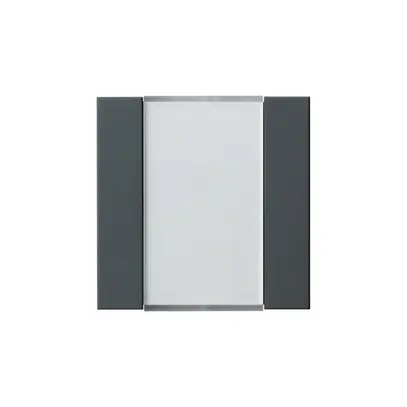 Kit frontal Hager kallysto 2×KNX anthracite 
