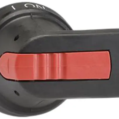 Poignée rotative OHB65J6 3×, avec coupleur de porte/verrouillage noir 