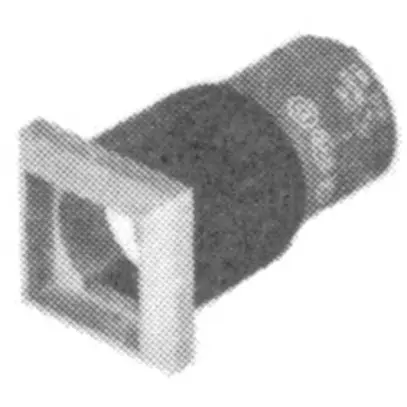 Signal lumineux INC EAO01 18×18mm noir 