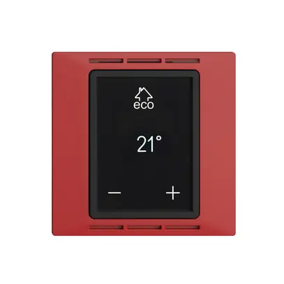 Termostato ambiente EDIZIOdue F berry, con display, riscald.pavim. 