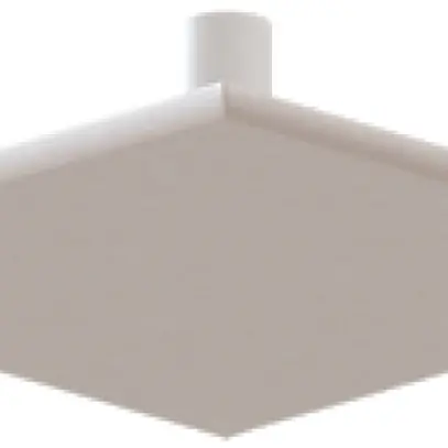 Rosone da soffitto AGRO 86×86×5mm bianco 
