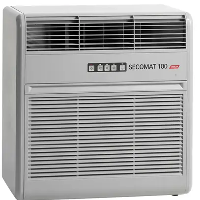 Asciugatrice SECOMAT 100 per stanza d.asciugatura max.16m², classe energetica A 