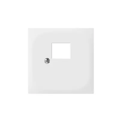 Placca frontale SIDUS .p.RJ45 bianco lucido 