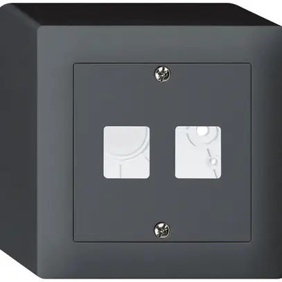 Kit frontale AP kallysto Q per 2 moduli antracite 