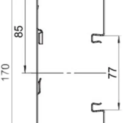 Profilo di base Bettermann GS-S70170 bianco puro 