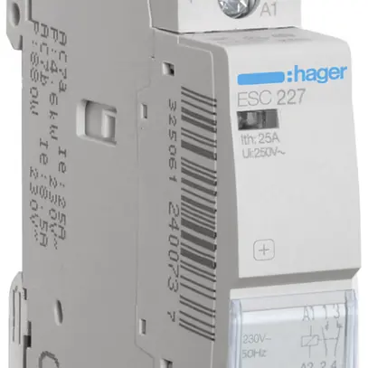 Contattore AMD Hager 230VAC 1 chiusura 1 apertura 25A 1UM 