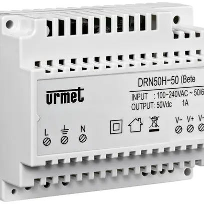 Alimentazione AMD Urmet Villa, per 2VOICE, In: 110/230 V AC, Out: 50 V DC 