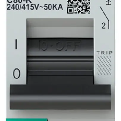 Disjoncteur ABB S801P-C80-R 1P 230V C-80A 50kA 1.5UM 