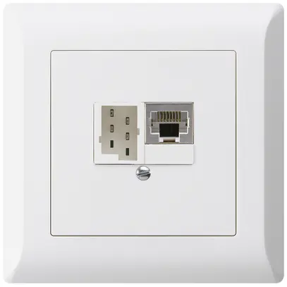 UP-Dose kallysto.line 1×RJ45s+1×TT83 weiss 