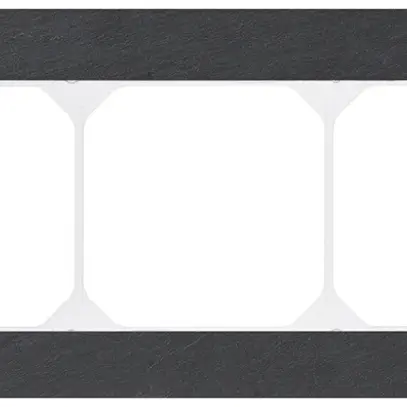 Cadre de recouvrement KAL.art 1×3 94×214mm ardoise noir 