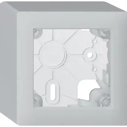 Boîtier AP kallysto gris clair h=54mm 