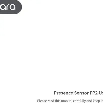 Détecteur de présence RF AP Aqara FP2 PS-S02D 120° ≤8m Wi-Fi/Zigbee 5VDC blanc 