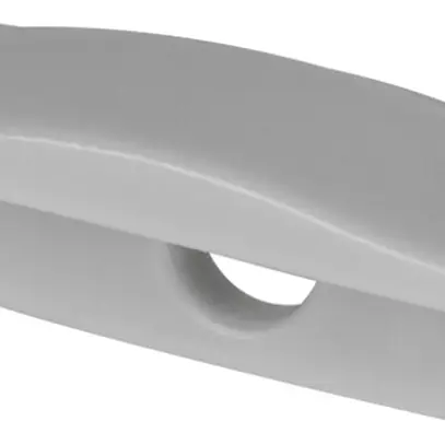 Pièce d'extrémité LDV PF03/EC/H, pour profilé à rebord PF03, avec entrée, gris 
