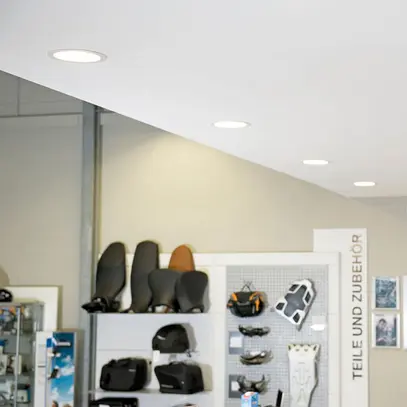 Downlight LED DOTLUX CIRCLEflat 4W 240lm 4000K 120° c.driver bianco 