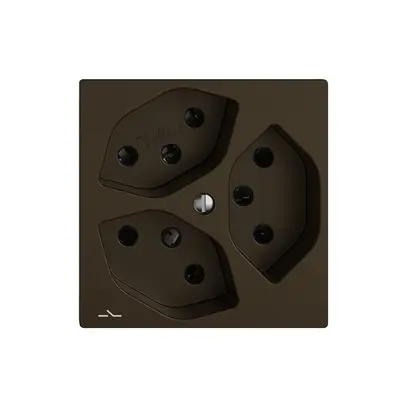 Prise EDIZIO.liv SNAPFIX® 3×T13 1×S br 