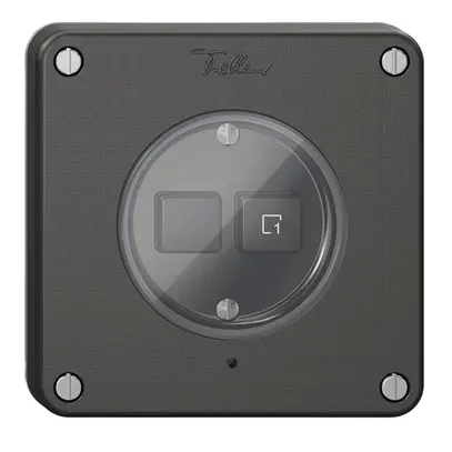 Nebenstelle 1K/2T zu Druckschalter Szene NEVO Wiser N.CO schwarz 