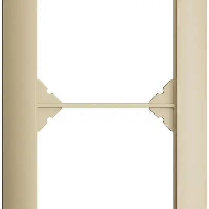 Telaio di copertura EDIZIOdue 1×2 vanille 