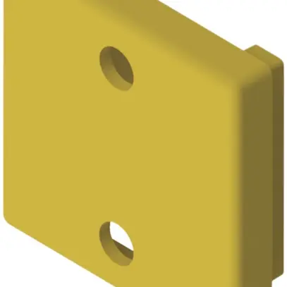 Capot de protection Lanz Oensingen pour profilé en U jaune 