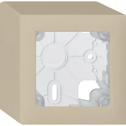 Boîtier AP kallysto beige h=64mm 